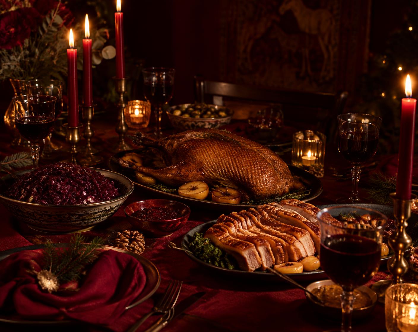 Vin til julefrokost, flæskesteg og juleand: den komplette guide