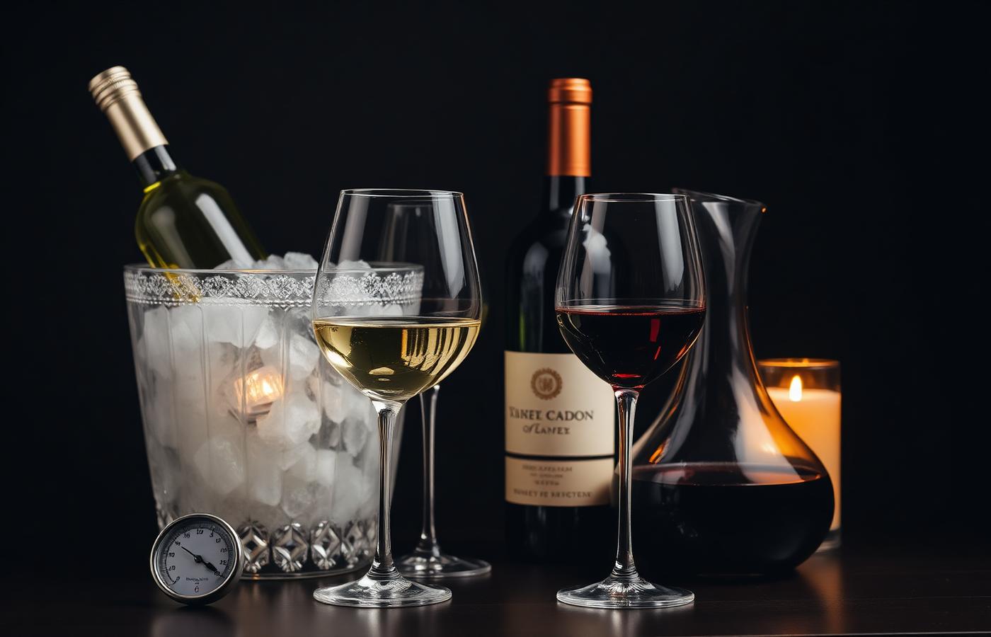 Den rette serveringstemperatur for vin: en præcis guide